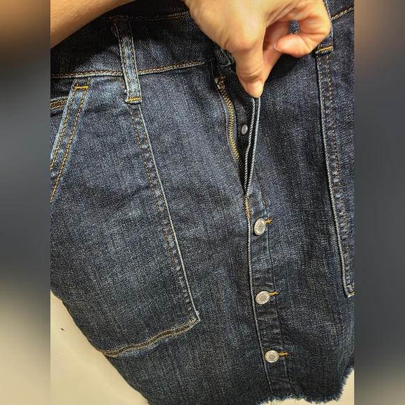 *2 FOR $30* Judy Blue Dark Denim Overall Dress - Picture 12 of 16